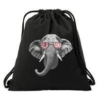 Alabama Elephant Lovers Drawstring Bag