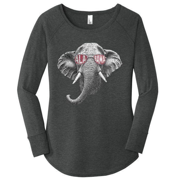 Alabama Elephant Lovers Women's Perfect Tri Tunic Long Sleeve Shirt