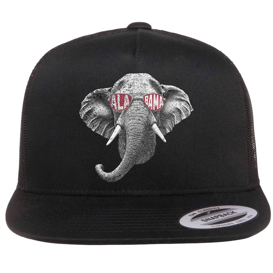 Alabama Elephant Lovers Flat Bill Trucker Hat