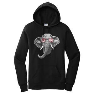 Alabama Elephant Lovers Women's Pullover Hoodie