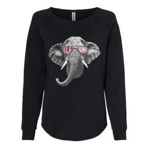 Alabama Elephant Lovers Womens California Wash Sweatshirt