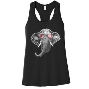 Alabama Elephant Lovers Women's Racerback Tank