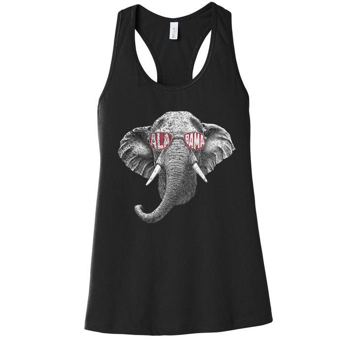 Alabama Elephant Lovers Women's Racerback Tank