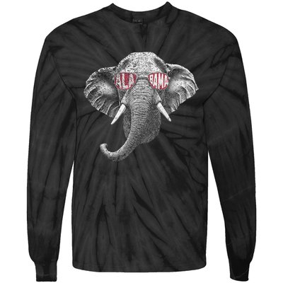 Alabama Elephant Lovers Tie-Dye Long Sleeve Shirt