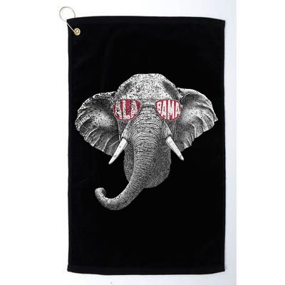 Alabama Elephant Lovers Golf Towel