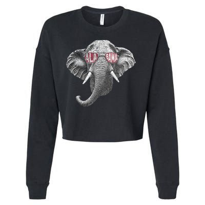 Alabama Elephant Lovers Cropped Pullover Crew