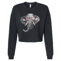 Alabama Elephant Lovers Cropped Pullover Crew