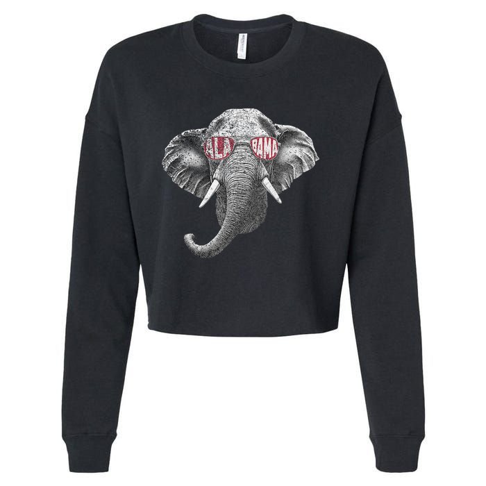 Alabama Elephant Lovers Cropped Pullover Crew