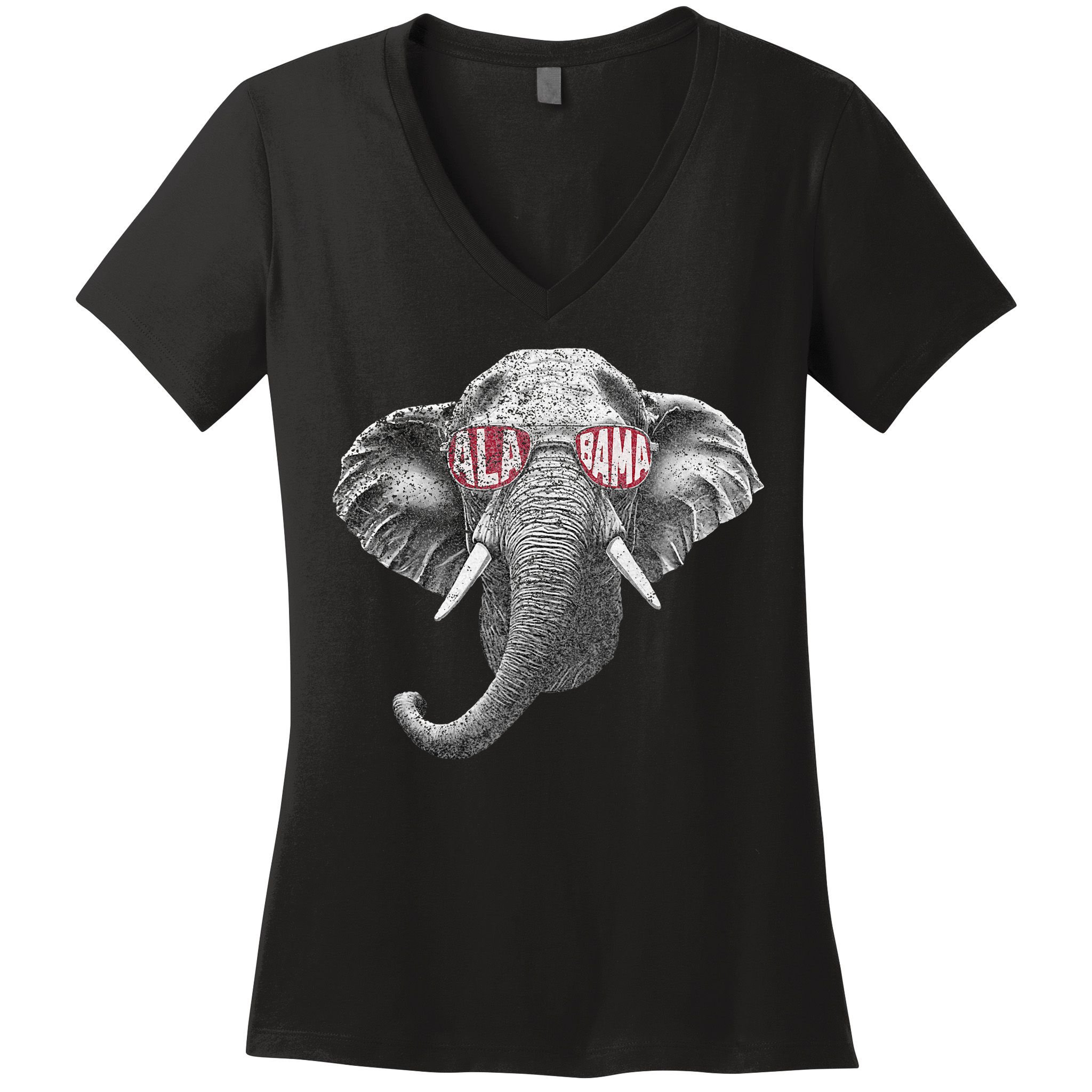 Alabama Elephant Lovers Women's V-Neck T-Shirt