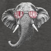 Alabama Elephant Lovers Vector Backpack