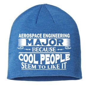 Aerospace Engineering Major Cool People Like It College Gift Meaningful Gift Sustainable Beanie