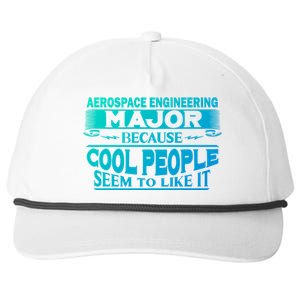 Aerospace Engineering Major Cool People Like It College Gift Meaningful Gift Snapback Five-Panel Rope Hat