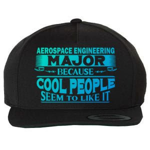 Aerospace Engineering Major Cool People Like It College Gift Meaningful Gift Wool Snapback Cap