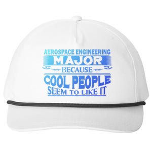 Aerospace Engineering Major Cool People Like It College Gift Meaningful Gift Snapback Five-Panel Rope Hat