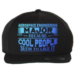 Aerospace Engineering Major Cool People Like It College Gift Meaningful Gift Wool Snapback Cap