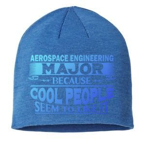 Aerospace Engineering Major Cool People Like It College Gift Meaningful Gift Sustainable Beanie