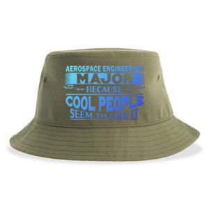 Aerospace Engineering Major Cool People Like It College Gift Meaningful Gift Sustainable Bucket Hat