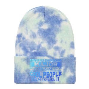 Aerospace Engineering Major Cool People Like It College Gift Meaningful Gift Tie Dye 12in Knit Beanie