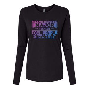 Aerospace Engineering Major Cool People Like It College Gift Meaningful Gift Womens Cotton Relaxed Long Sleeve T-Shirt