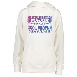 Aerospace Engineering Major Cool People Like It College Gift Meaningful Gift Womens Funnel Neck Pullover Hood