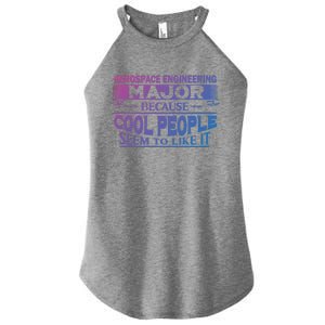 Aerospace Engineering Major Cool People Like It College Gift Meaningful Gift Women's Perfect Tri Rocker Tank