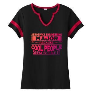 Aerospace Engineering Major Cool People Like It College Gift Meaningful Gift Ladies Halftime Notch Neck Tee