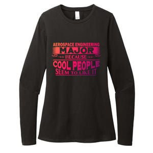 Aerospace Engineering Major Cool People Like It College Gift Meaningful Gift Womens CVC Long Sleeve Shirt