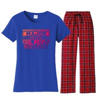 Aerospace Engineering Major Cool People Like It College Gift Meaningful Gift Women's Flannel Pajama Set