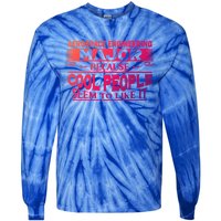 Aerospace Engineering Major Cool People Like It College Gift Meaningful Gift Tie-Dye Long Sleeve Shirt