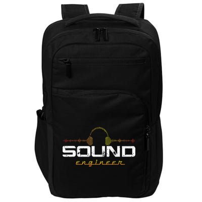 Audio Engineer Music Production Sound Engineer Disc Jockey Impact Tech Backpack