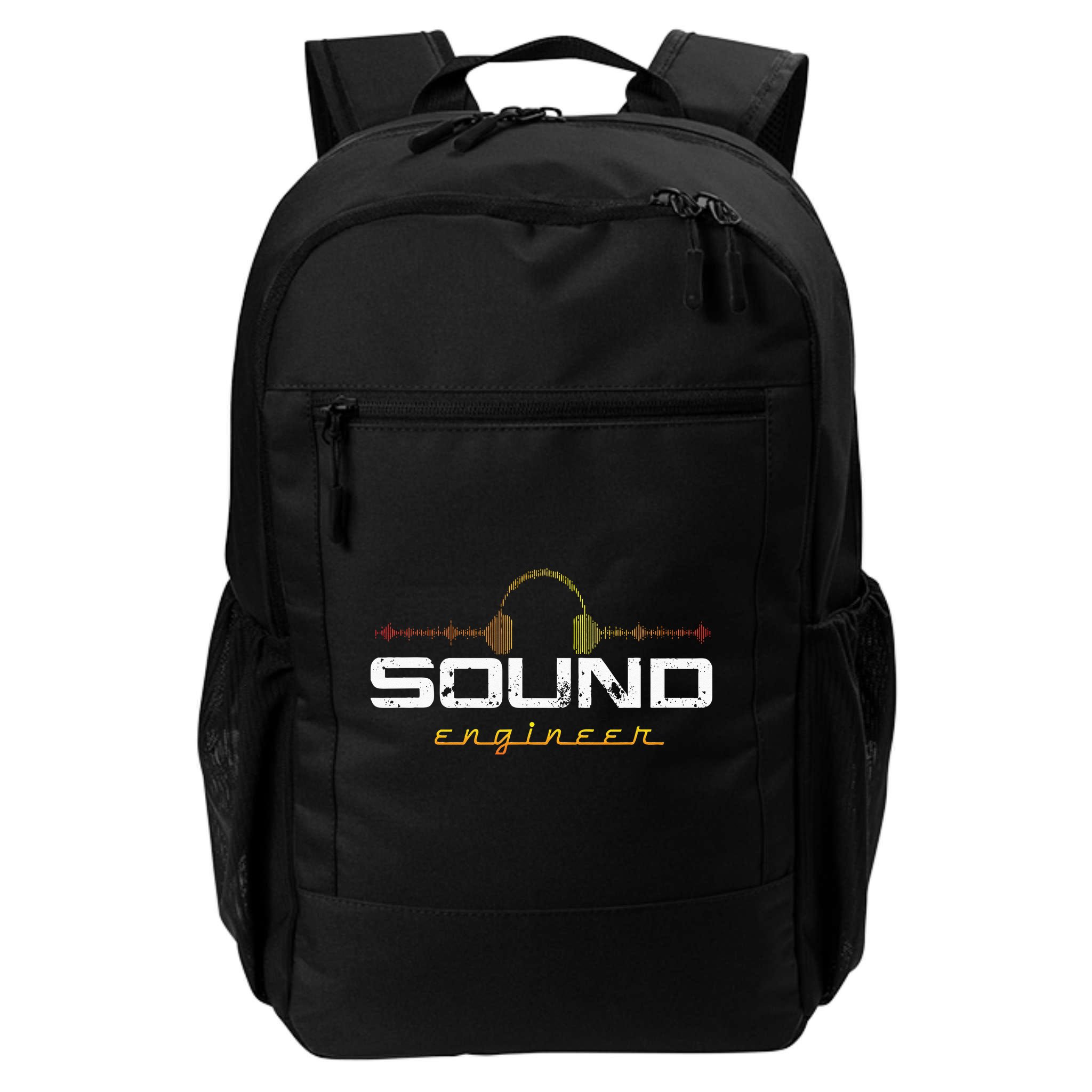Audio Engineer Music Production Sound Engineer Disc Jockey Backpack