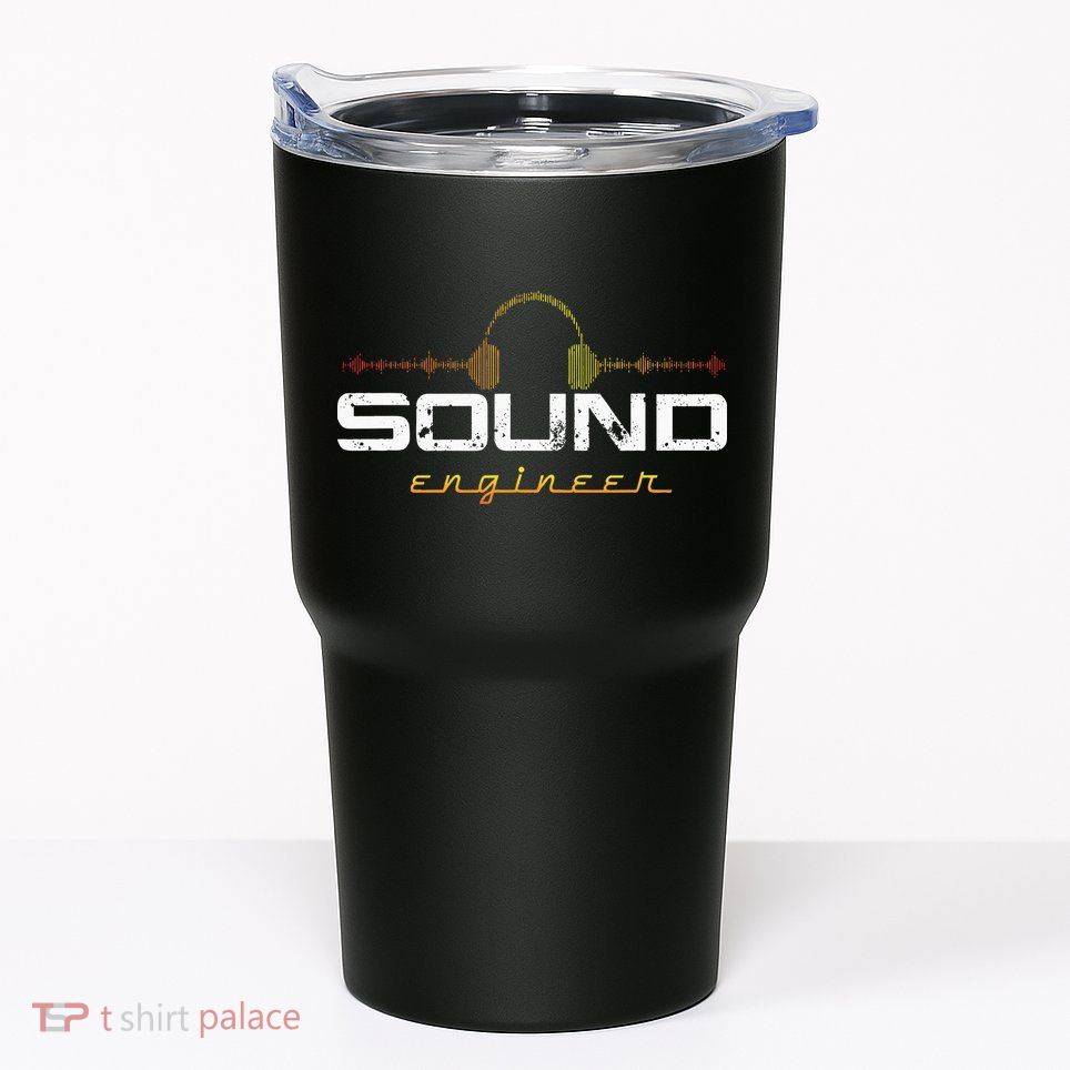Audio Engineer Music Production Sound Engineer Disc Jockey Tumbler