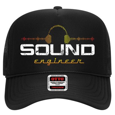 Audio Engineer Music Production Sound Engineer Disc Jockey Trucker Hat