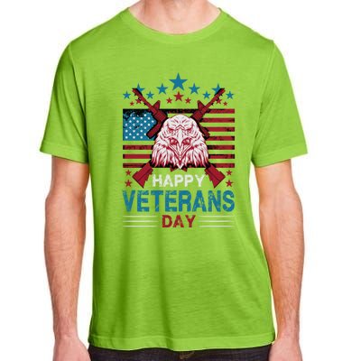 America Eagle Military Patriotic Veterans Day Gift Adult ChromaSoft Performance T-Shirt