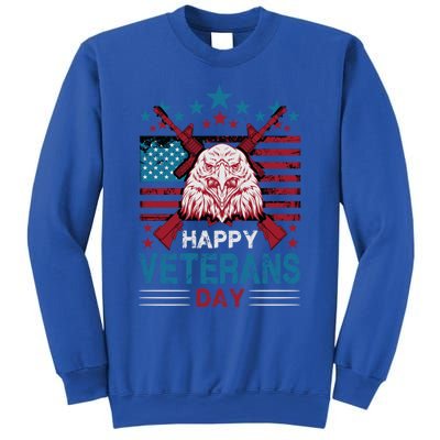 America Eagle Military Patriotic Veterans Day Gift Sweatshirt