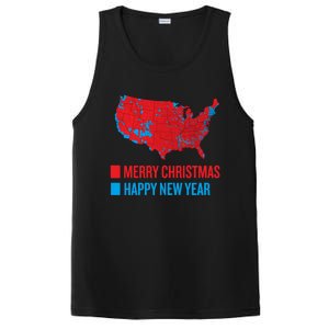 Accurate Election Map Merry Christmas Happy New Year Trump Gift PosiCharge Competitor Tank