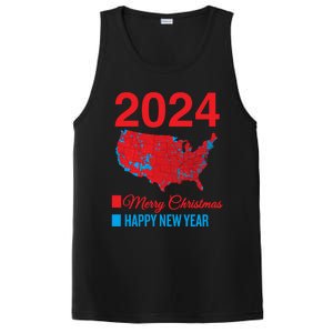 Accurate Election Map Merry Christmas Happy New Year Trump Gift PosiCharge Competitor Tank