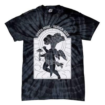 Angel Earth Made Mushroom Tie-Dye T-Shirt