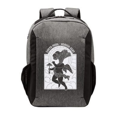 Angel Earth Made Mushroom Vector Backpack