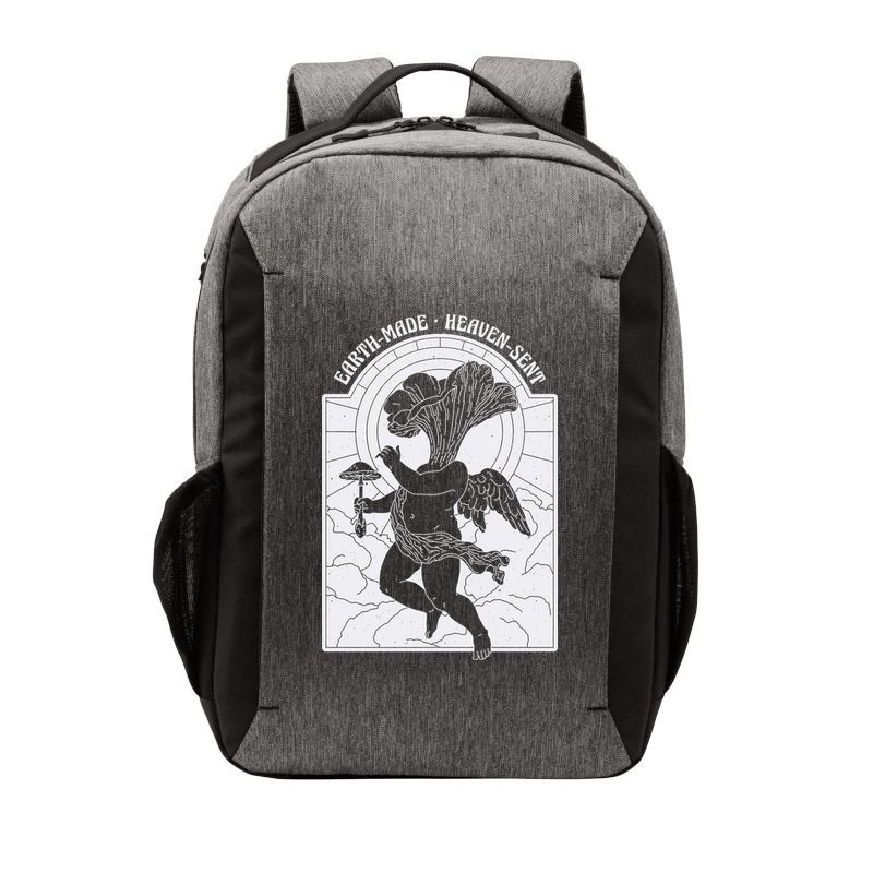 Angel Earth Made Mushroom Vector Backpack