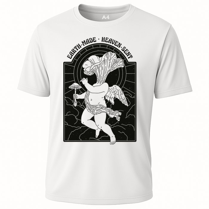 Angel Earth Made Mushroom Cooling Performance Crew T-Shirt