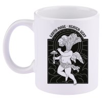 Angel Earth Made Mushroom 11oz C Handle Ceramic Mug