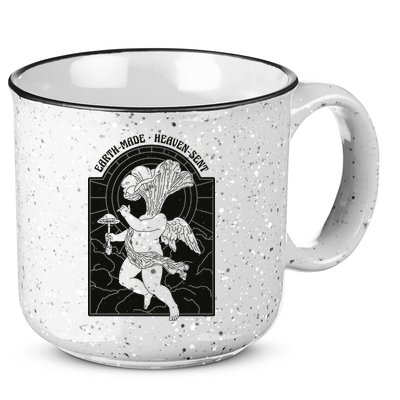 Angel Earth Made Mushroom 15oz Campfire Ceramic Mug