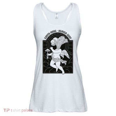 Angel Earth Made Mushroom Ladies Essential Flowy Tank