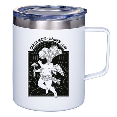 Angel Earth Made Mushroom 12oz Stainless Steel Coffee Mug