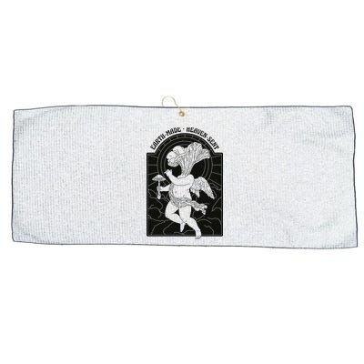 Angel Earth Made Mushroom Large Microfiber Waffle Golf Towel