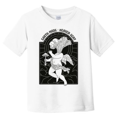 Angel Earth Made Mushroom Toddler T-Shirt