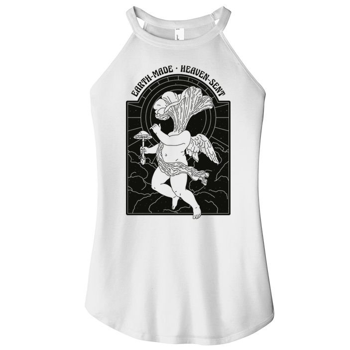 Angel Earth Made Mushroom Women's Perfect Tri Rocker Tank