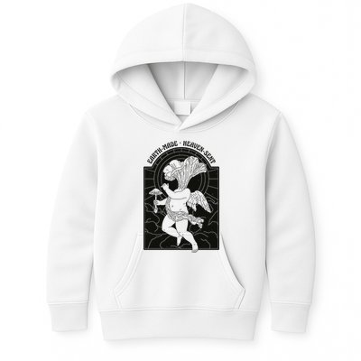 Angel Earth Made Mushroom Kids Hoodie