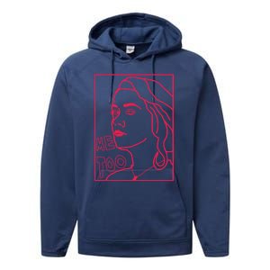 Adaptive Energy Model Bisexual Nice Me Too Ambercool Gift Performance Fleece Hoodie